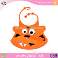 Latest Lovely Cartoon Disposable Silicone Infant Baby Bib Plastic Back